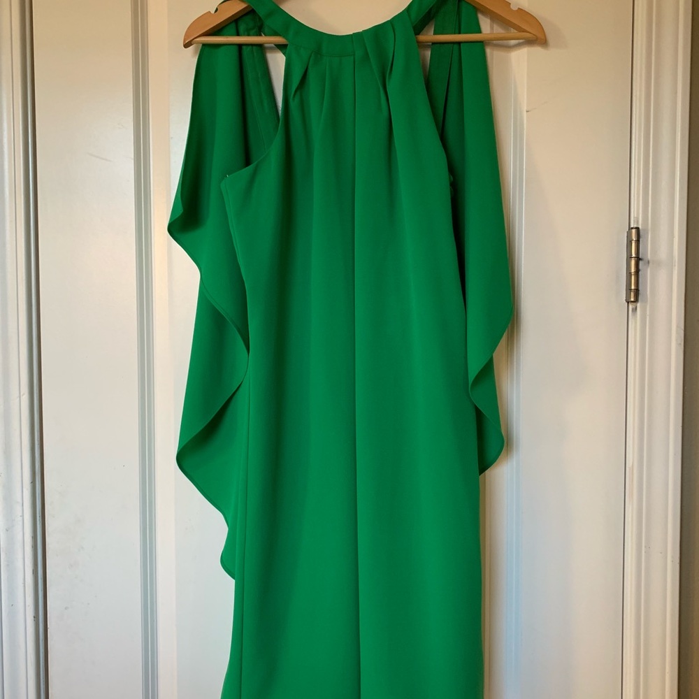 Mini Green Flowy Dress
